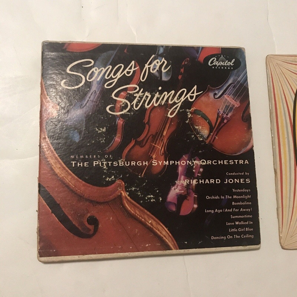 Capitol Records Set Of 2 7 Inch Records Songs For String 3801 - Picture 2 of 9